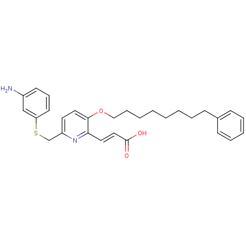 Chemical structure of BindingDB Monomer ID 50042158
