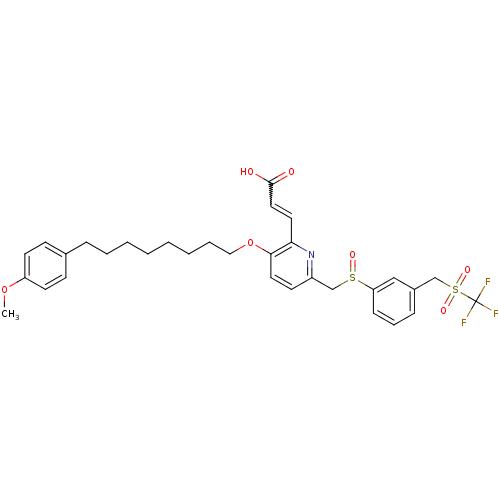 Chemical structure of BindingDB Monomer ID 50042160