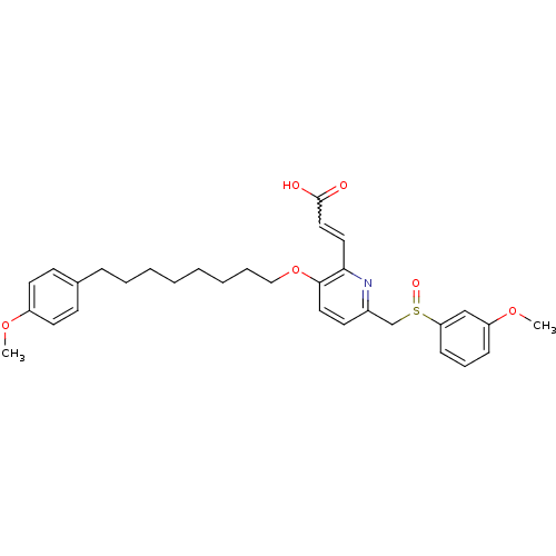 Chemical structure of BindingDB Monomer ID 50042162