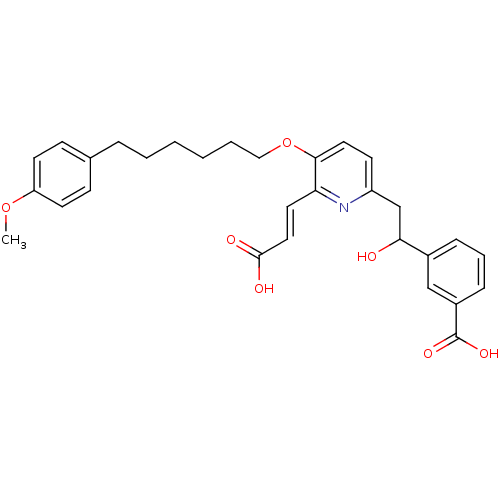 Chemical structure of BindingDB Monomer ID 50042163
