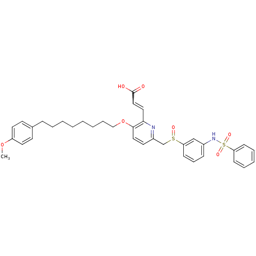 Chemical structure of BindingDB Monomer ID 50042166