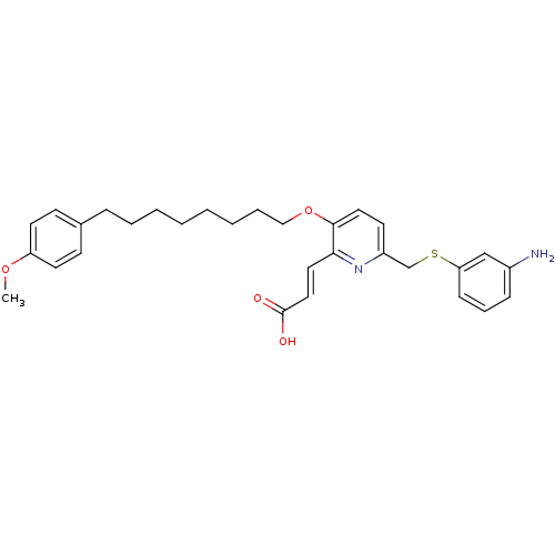 Chemical structure of BindingDB Monomer ID 50042168