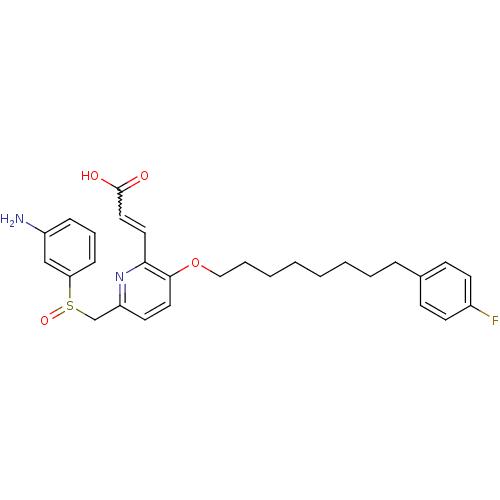 Chemical structure of BindingDB Monomer ID 50042175