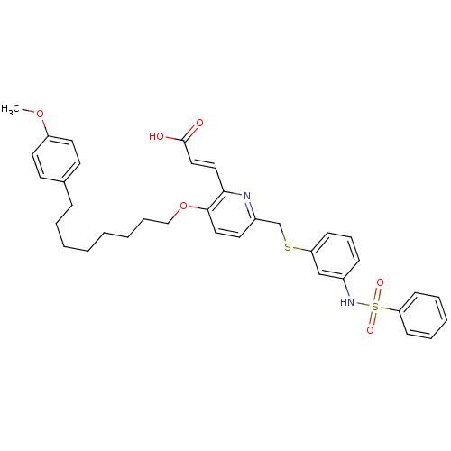 Chemical structure of BindingDB Monomer ID 50042176