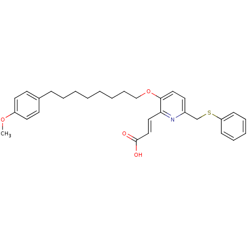 Chemical structure of BindingDB Monomer ID 50042179