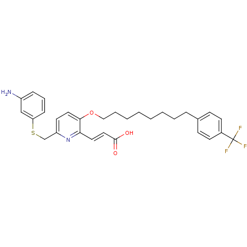 Chemical structure of BindingDB Monomer ID 50042181