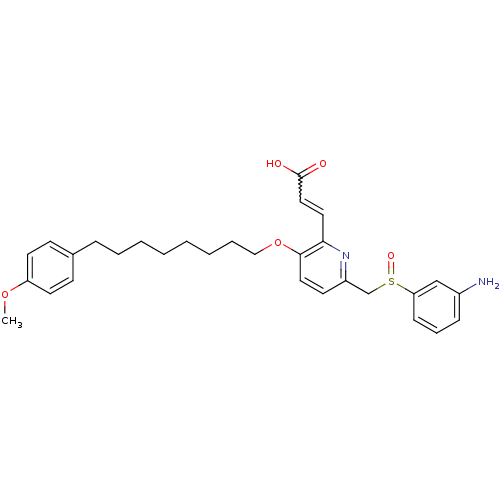 Chemical structure of BindingDB Monomer ID 50042182