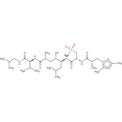 Chemical structure of BindingDB Monomer ID 50042293