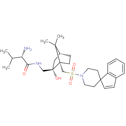 Chemical structure of BindingDB Monomer ID 50043180