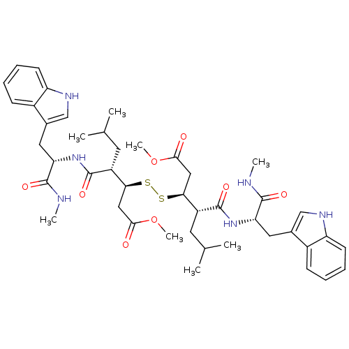Chemical structure of BindingDB Monomer ID 50043223