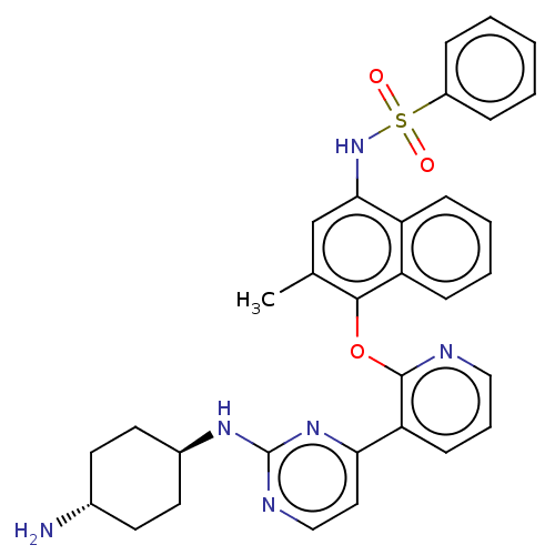 Chemical structure of BindingDB Monomer ID 50043707