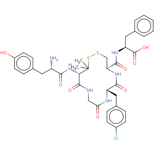 Chemical structure of BindingDB Monomer ID 50043720