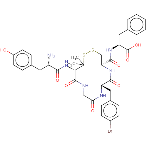 Chemical structure of BindingDB Monomer ID 50043721
