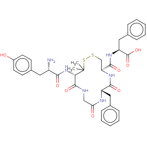 Chemical structure of BindingDB Monomer ID 50043724