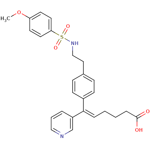 Chemical structure of BindingDB Monomer ID 50043833