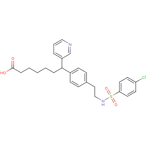 Chemical structure of BindingDB Monomer ID 50043834