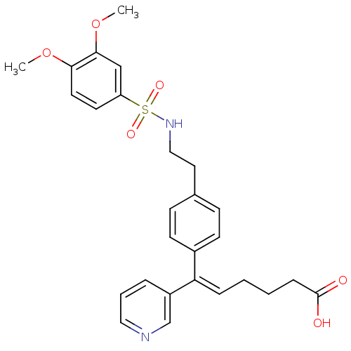 Chemical structure of BindingDB Monomer ID 50043855