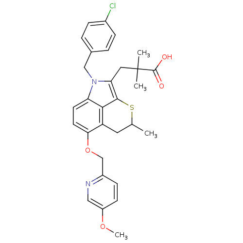 Chemical structure of BindingDB Monomer ID 50045640