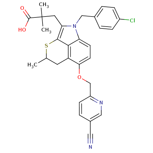 Chemical structure of BindingDB Monomer ID 50045670