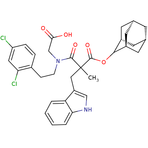 Chemical structure of BindingDB Monomer ID 50045805