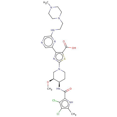 Chemical structure of BindingDB Monomer ID 50047345