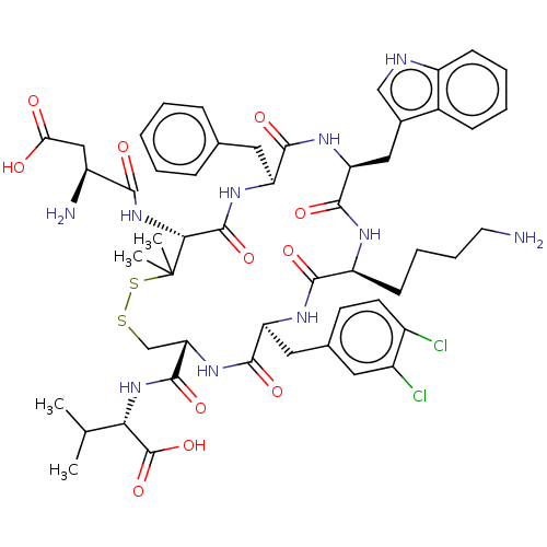 Chemical structure of BindingDB Monomer ID 50048701