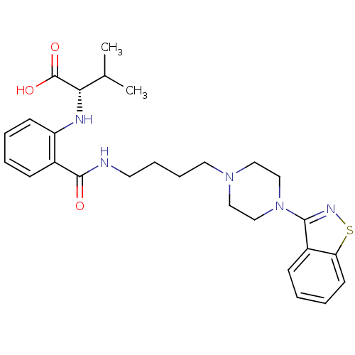 Chemical structure of BindingDB Monomer ID 50051281