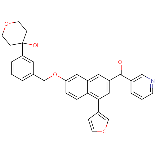 Chemical structure of BindingDB Monomer ID 50053523