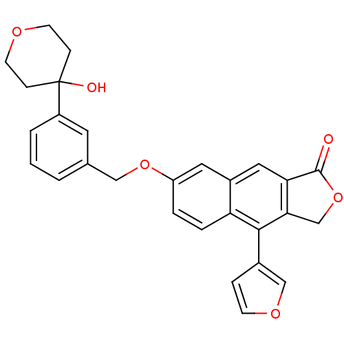Chemical structure of BindingDB Monomer ID 50053537