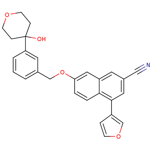 Chemical structure of BindingDB Monomer ID 50053554