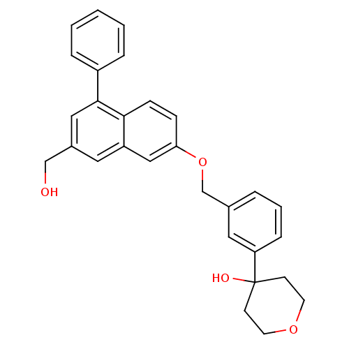 Chemical structure of BindingDB Monomer ID 50053555