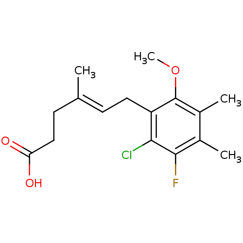 Chemical structure of BindingDB Monomer ID 50054006