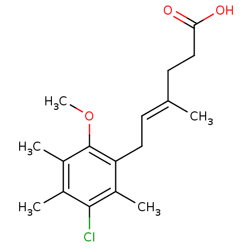 Chemical structure of BindingDB Monomer ID 50054011