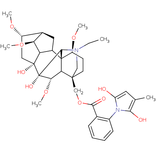 Chemical structure of BindingDB Monomer ID 50054820