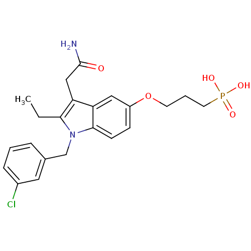 Chemical structure of BindingDB Monomer ID 50055355