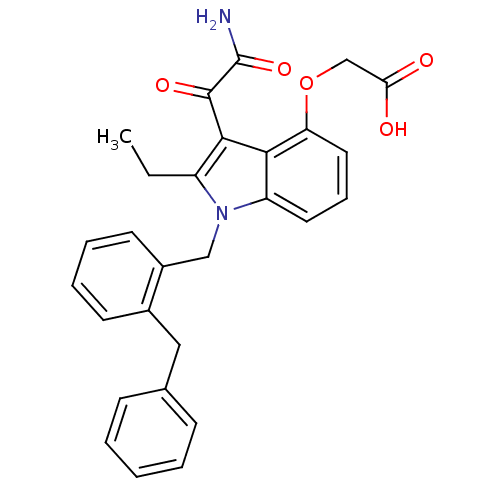 Chemical structure of BindingDB Monomer ID 50055374