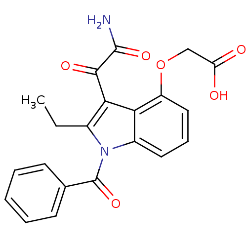 Chemical structure of BindingDB Monomer ID 50055389