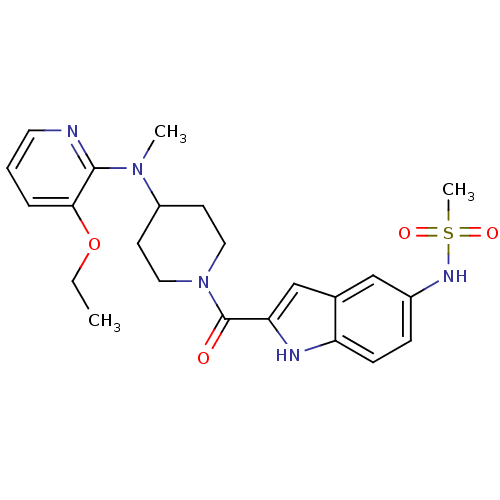 Chemical structure of BindingDB Monomer ID 50055474