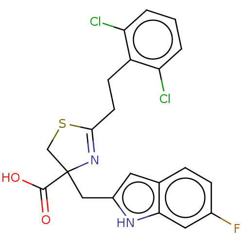 Chemical structure of BindingDB Monomer ID 50056219