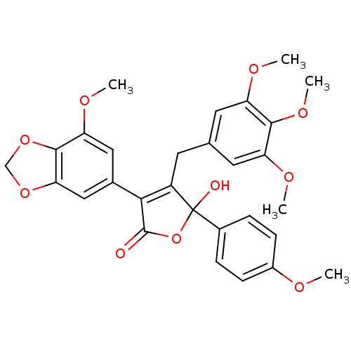 Chemical structure of BindingDB Monomer ID 50057150