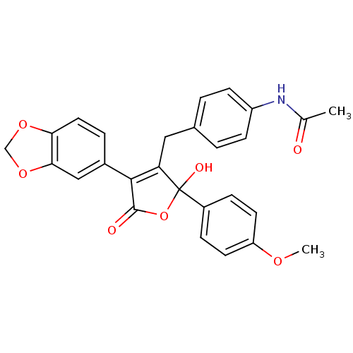 Chemical structure of BindingDB Monomer ID 50057154