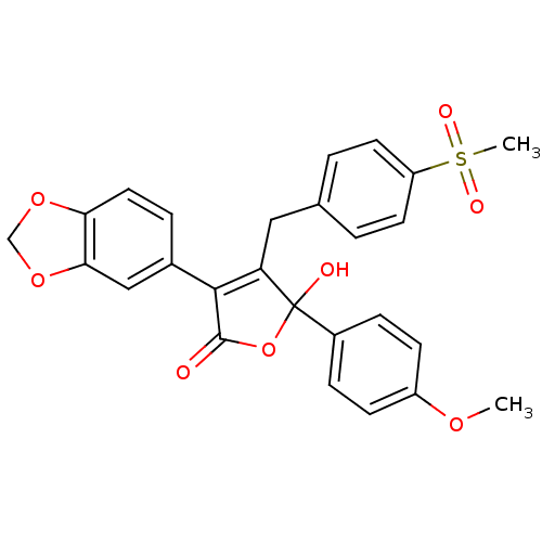 Chemical structure of BindingDB Monomer ID 50057160