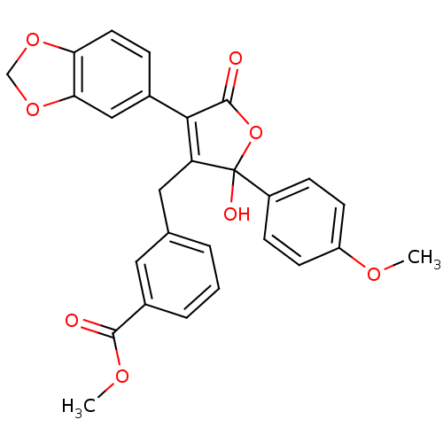Chemical structure of BindingDB Monomer ID 50057163