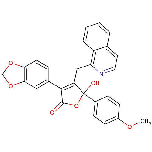 Chemical structure of BindingDB Monomer ID 50057165
