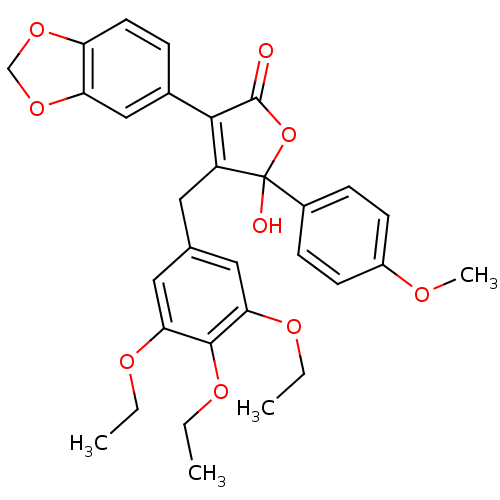 Chemical structure of BindingDB Monomer ID 50057169