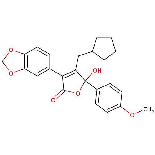 Chemical structure of BindingDB Monomer ID 50057175