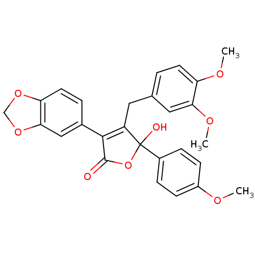 Chemical structure of BindingDB Monomer ID 50057179