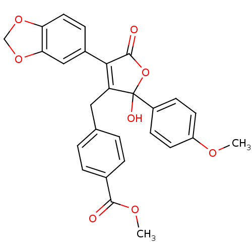 Chemical structure of BindingDB Monomer ID 50057180