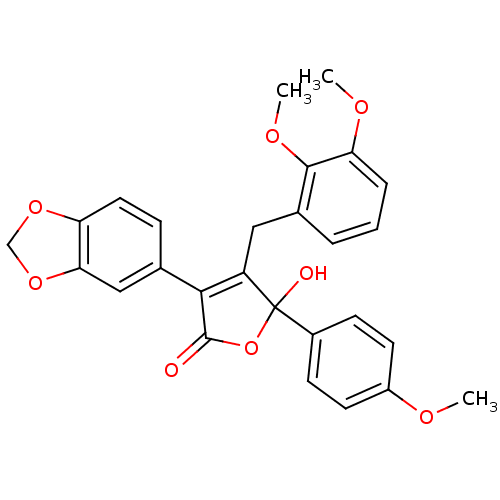 Chemical structure of BindingDB Monomer ID 50057187