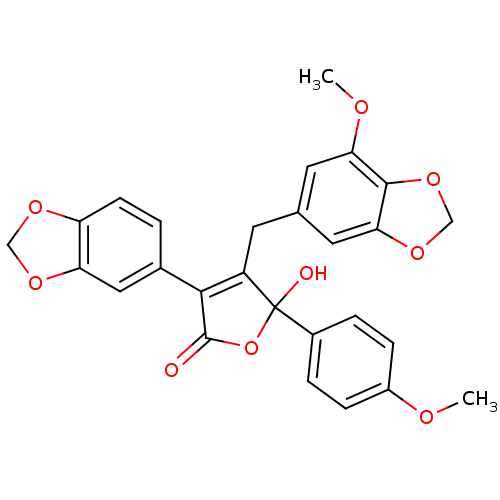 Chemical structure of BindingDB Monomer ID 50057188